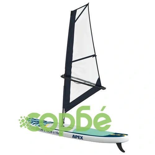 Надуваем SUP борд с платно APEX 330 x 76 x 15 см, PVC, Синьо ➤ топ цена ➤ sorbe.bg