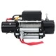 Електрическа лебедка 12V, 5909 кг, въже 26 м, ПВЦ калъф, Черна