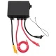 Електрическа лебедка 12V, 5909 кг, въже 26 м, ПВЦ калъф, Черна