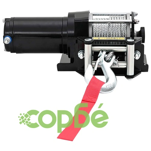 Електрическа лебедка ПВЦ, 1360 кг, 12V, Черна ➤ топ цена ➤ sorbe.bg