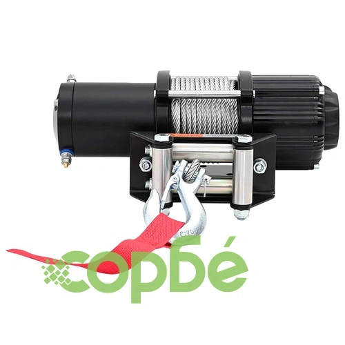 Електрическа лебедка ПВЦ, Черна, 12V, 4500 lbs, Кабел 15 м ➤ топ цена ➤ sorbe.bg