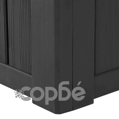 Стъпало за джакузи със съхранение, 2 степала, полипропилен, 93 x 57 x 35 см, черно ➤ топ цена ➤ sorbe.bg