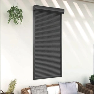 Ролетна щора Антрацит 100 x 210 cm - Алуминий и Полиуретан