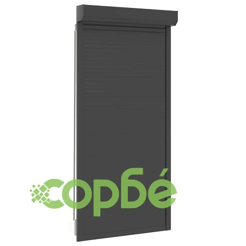 Ролетна щора Антрацит 100 x 210 cm - Алуминий и Полиуретан ➤ топ цена ➤ sorbe.bg
