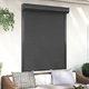 Ролетна щора Антрацит 120 x 150 cm - Алуминий и Полиуретан