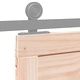 Врата за плевня 90 x 2,5 x 208 см, масивна борова дървесина