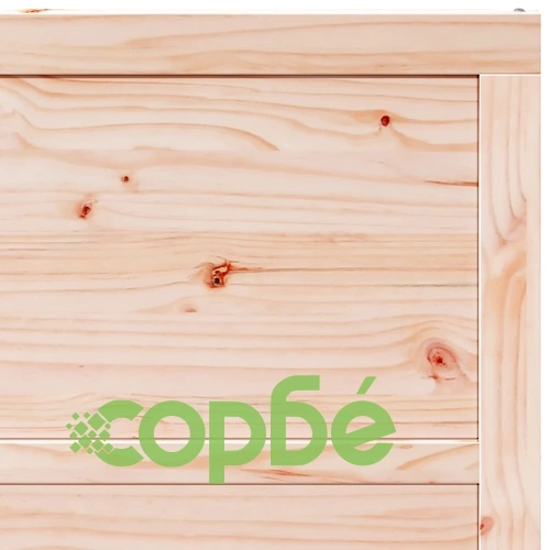 Врата за плевня 80 x 2,5 x 208 см, масивна борова дървесина ➤ топ цена ➤ sorbe.bg