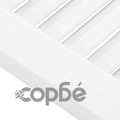Люлеещи врати 2 броя, 80 x 40 см, Бор, Бяло ➤ топ цена ➤ sorbe.bg