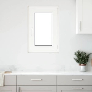 Прозорец за мазе RISOR 50 x 75 cm - PVC и стъкло, бял