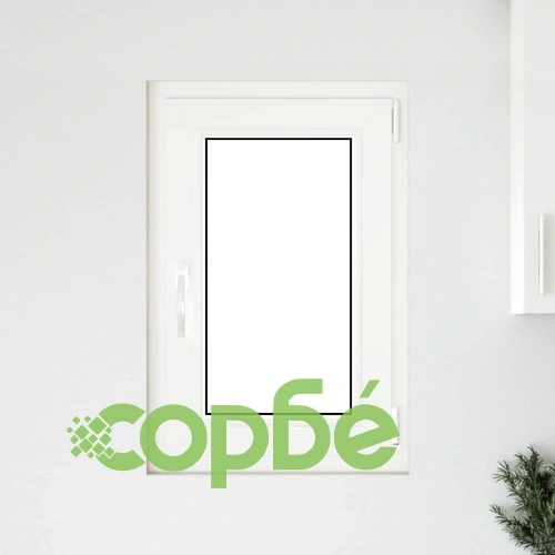 Прозорец за мазе RISOR 50 x 75 cm - PVC и стъкло, бял ➤ топ цена ➤ sorbe.bg