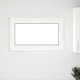 Прозорец за мазе RISOR 100 x 70 cm - PVC и стъкло, бял