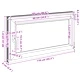 Прозорец за мазе RISOR 110 x 60 cm - PVC и стъкло, бял