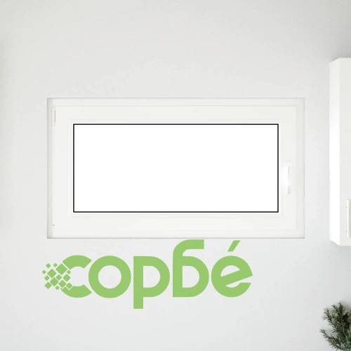Прозорец за мазе RISOR с наклон и завъртане, PVC и стъкло, 110 x 60 cm, бял ➤ топ цена ➤ sorbe.bg
