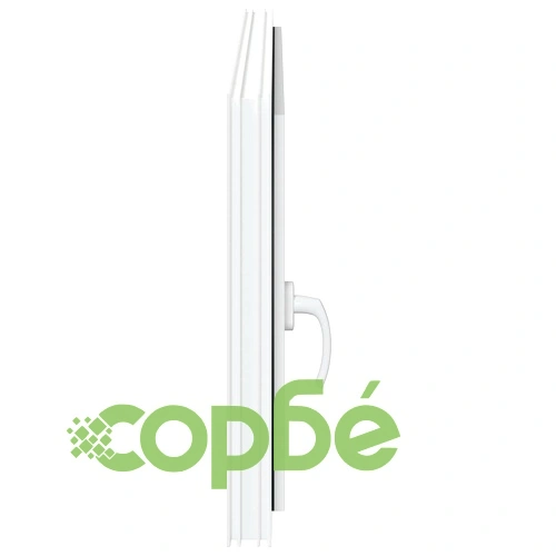 Прозорец за мазе RISOR с наклон и завъртане, PVC и стъкло, 120 x 60 cm, бял ➤ топ цена ➤ sorbe.bg