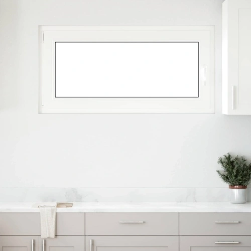 Прозорец за мазе RISOR с наклон и завъртане, PVC и стъкло, 120 x 60 cm, бял ➤ топ цена ➤ sorbe.bg