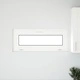 Прозорец за мазе RISOR 110 x 40 см, PVC и стъкло, Бял