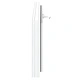 Прозорец за мазе RISOR 110 x 40 см, PVC и стъкло, Бял