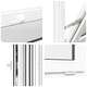 Прозорец за мазе RISOR 110 x 40 см, PVC и стъкло, Бял