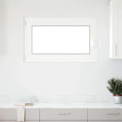 Прозорец за мазе RISOR с наклон и завъртане, PVC и стъкло, 100 x 70 cm, бял ➤ топ цена ➤ sorbe.bg