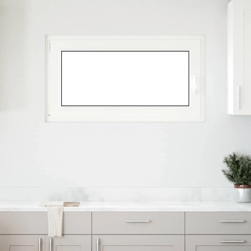 Прозорец за мазе RISOR с наклон и завъртане, PVC и стъкло, 110 x 60 cm, бял ➤ топ цена ➤ sorbe.bg
