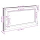 Прозорец за мазе RISOR 110 x 70 cm - PVC и стъкло, бял