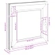 Прозорец за мазе RISOR 60 x 60 cm - PVC и стъкло, антрацит