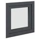 Прозорец за мазе RISOR 60 x 60 cm - PVC и стъкло, антрацит