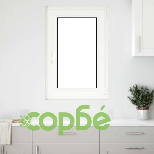 Прозорец за мазе RISOR 60 x 90 cm, PVC и стъкло, антрацит ➤ топ цена ➤ sorbe.bg
