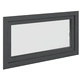 Мазен прозорец RISOR 110 x 50 cm PVC и стъкло, антрацит, наклон и завъртане