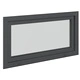 Прозорец за мазе RISOR 110 x 50 cm - PVC и стъкло, антрацит