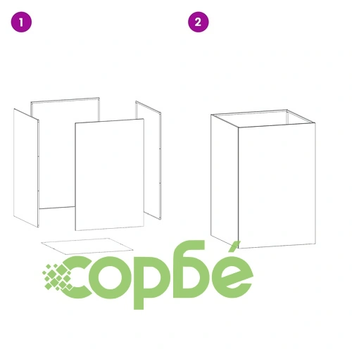 Градинска саксия Сребристо 50 x 50 x 75 см Неръждаема стомана ➤ топ цена ➤ sorbe.bg