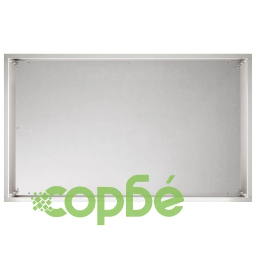 Градинска саксия 2 бр., стомана, Сребристо, 50 x 30 x 50 см ➤ топ цена ➤ sorbe.bg
