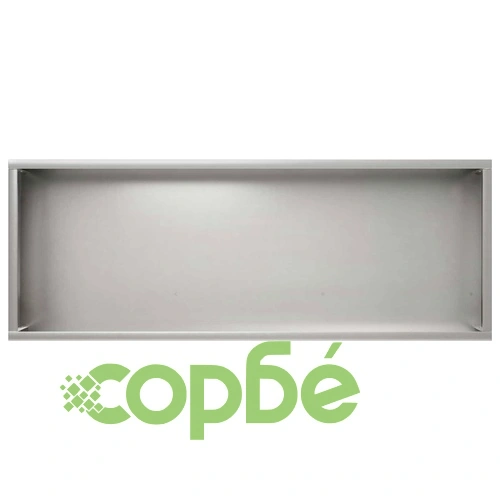 Градинска саксия Сребристо 80 x 30 x 49 см от Неръждаема Стомана ➤ топ цена ➤ sorbe.bg