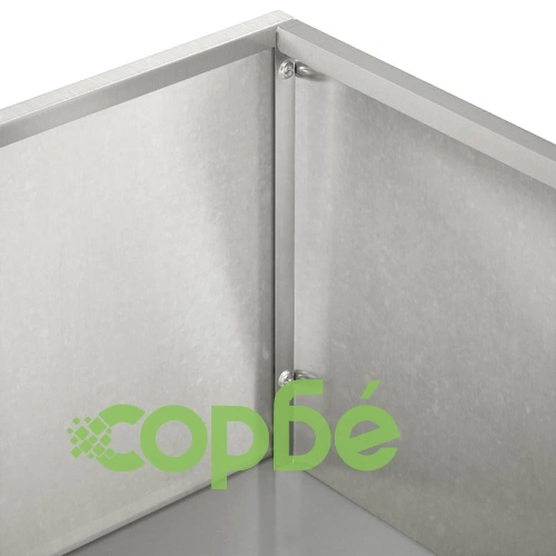 Градинска саксия Сребристо 80 x 30 x 49 см от Неръждаема Стомана ➤ топ цена ➤ sorbe.bg
