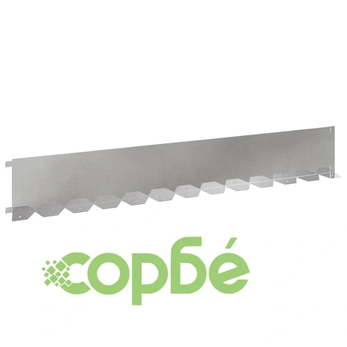 Градинска ограда за трева 10 бр. 102 x 15 x 4 см, Стомана, Сребриста ➤ топ цена ➤ sorbe.bg