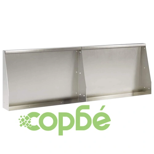 Подпорна стена 2 броя 60 x 12 x 40 см, неръждаема стомана ➤ топ цена ➤ sorbe.bg