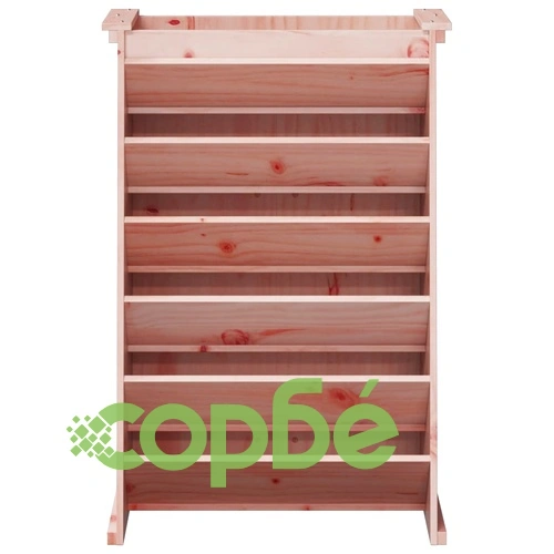 Вертикална градина 6 нива, 69x40x101,5 см, масивно дугласко дърво ➤ топ цена ➤ sorbe.bg