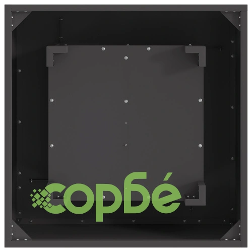 Огнище за градина квадратно червено 60x60x30 см от висококачествена стомана ➤ топ цена ➤ sorbe.bg