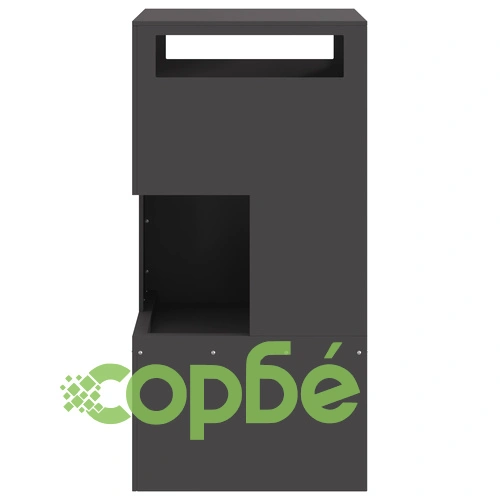 Градинско Огнище от Черна Стомана 50x50x100 см за Открито Пространство ➤ топ цена ➤ sorbe.bg