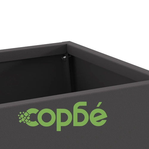 Огнище от стомана с дървено отделение - Черно, 60x35x100 см ➤ топ цена ➤ sorbe.bg