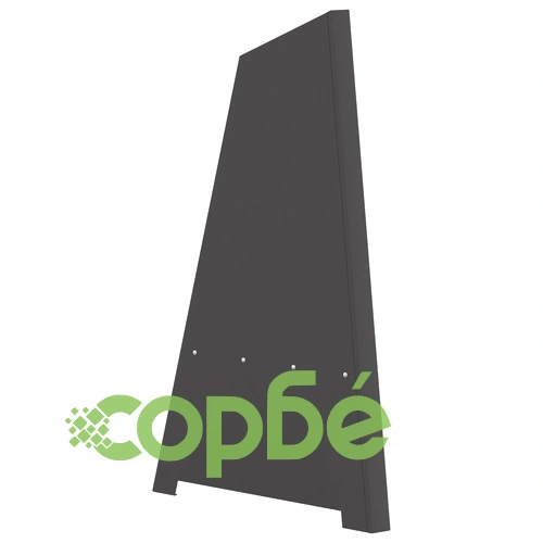 Огнище Пирамида от Стомана с Прахово Покритие - Черно, 50x45x95 см ➤ топ цена ➤ sorbe.bg