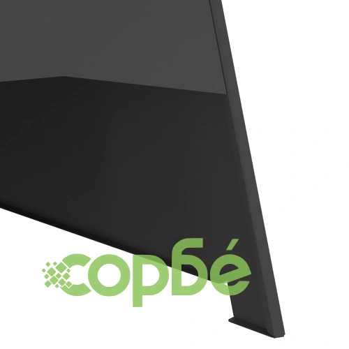 Огнище Пирамида от Стомана с Прахово Покритие - Черно, 50x45x95 см ➤ топ цена ➤ sorbe.bg