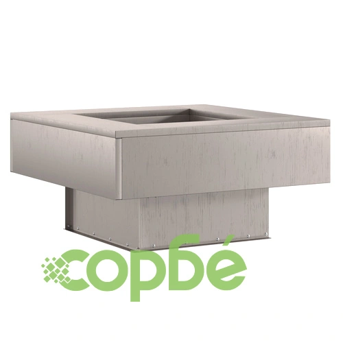 Квадратно Огнище от Weathering Steel 60x60x30 см за Градина и Тераса ➤ топ цена ➤ sorbe.bg