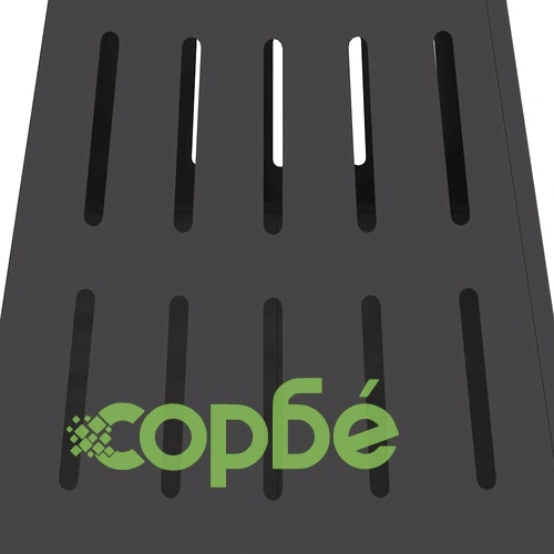 Огнище за градина Черно 50 x 50 x 70 см, Патинирана стомана ➤ топ цена ➤ sorbe.bg