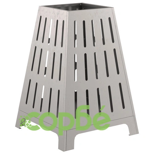 Огнище Квадратно 50x50x70 см от Висококачествена Стомана за Градина ➤ топ цена ➤ sorbe.bg