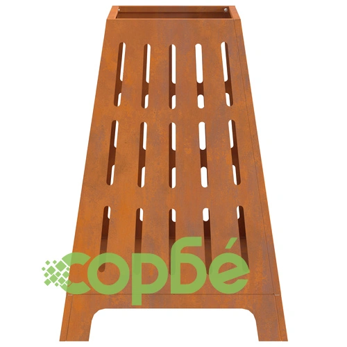 Огнище Квадратно 50x50x70 см от Висококачествена Стомана за Градина ➤ топ цена ➤ sorbe.bg