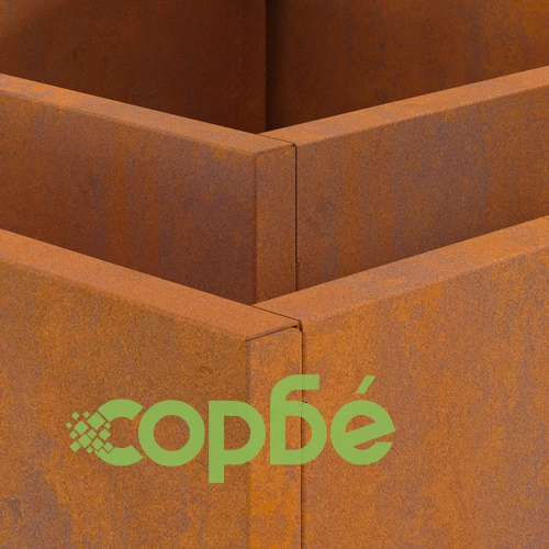 Квадратно Огнище за Градина от Стомана 60x60x30 см за Открито ➤ топ цена ➤ sorbe.bg