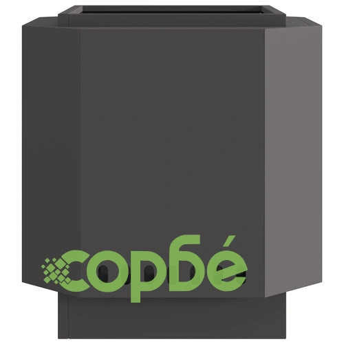 Черно Бездимно Огнище 48x48x51 см от Стомана за Градина и Тераса ➤ топ цена ➤ sorbe.bg