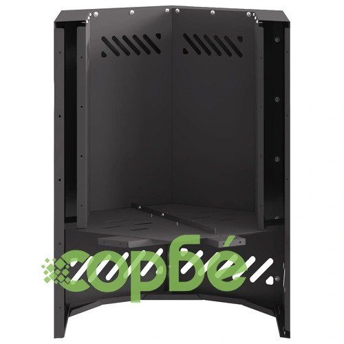 Бездимна огнище шестоъгълна черна 38x38x51 см от стомана за градина ➤ топ цена ➤ sorbe.bg