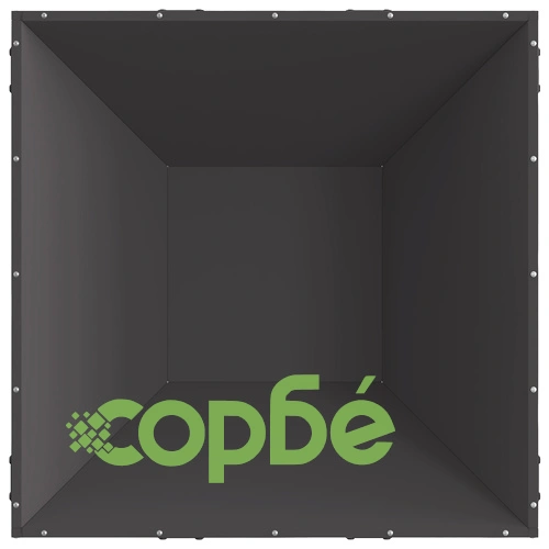 Огнище Квадратно Черно 80x80x40 см от Висококачествена Стомана за Градина ➤ топ цена ➤ sorbe.bg